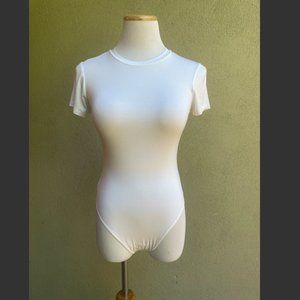 Wilfred White Short Sleeved Bodysuit Size S